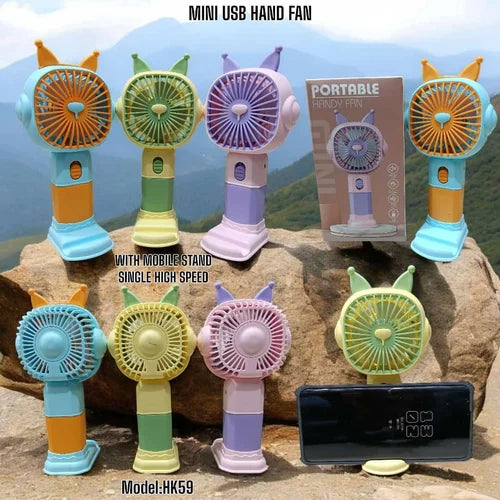 New Mini Hand held Portable Fan With long lasting battery and durability