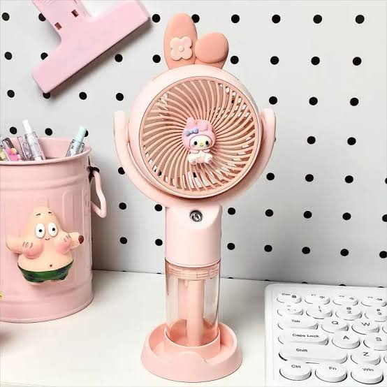New Mini water mist Portable Hand Held fan With Dual Function And high Battery Backup