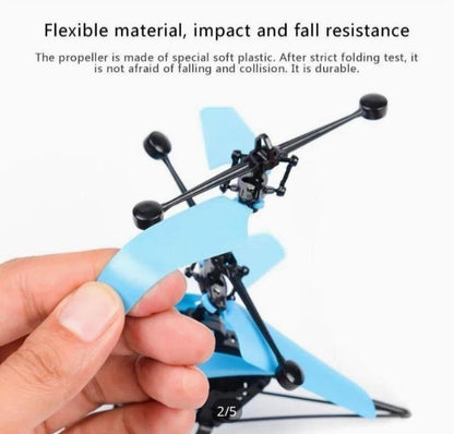 2 in 1 Remote Control Helicopter for kids. Remote + Sensor