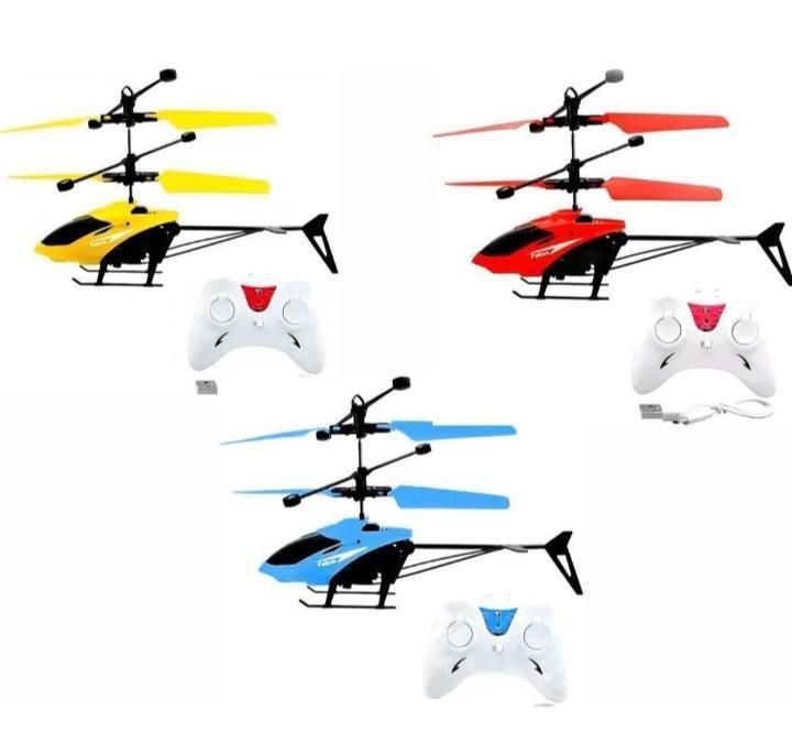 2 in 1 Remote Control Helicopter for kids. Remote + Sensor