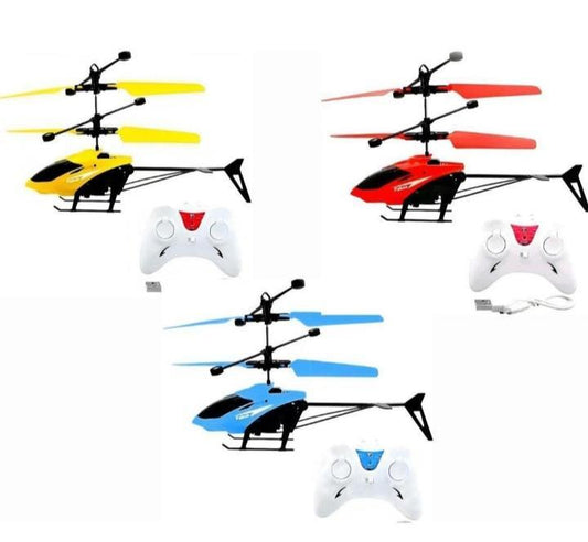 2 in 1 Remote Control Helicopter for kids. Remote + Sensor