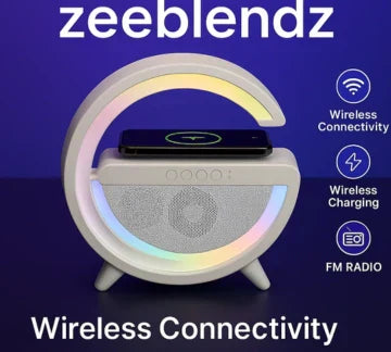 New BT 3401 & 15W Wireless Charger & Bluetooth Speaker with Alarm Clock