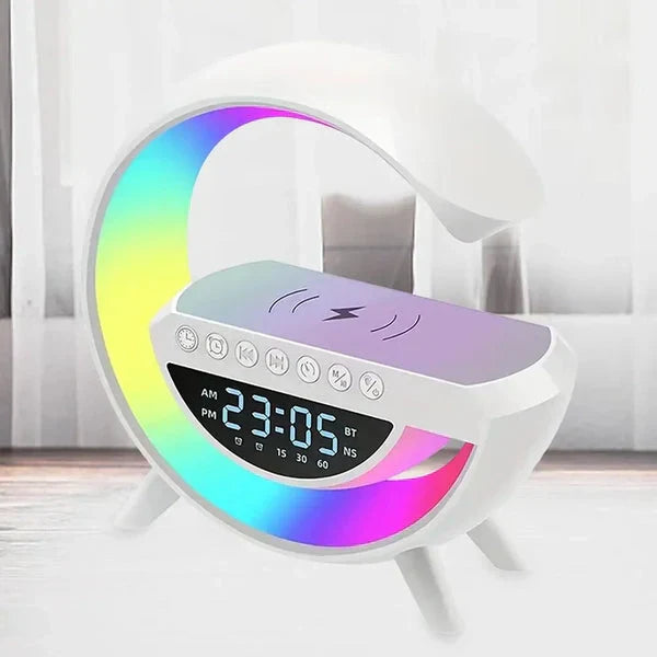 New BT 3401 & 15W Wireless Charger & Bluetooth Speaker with Alarm Clock