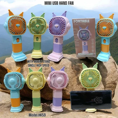 New Mini Hand held Portable Fan With long lasting battery and durability