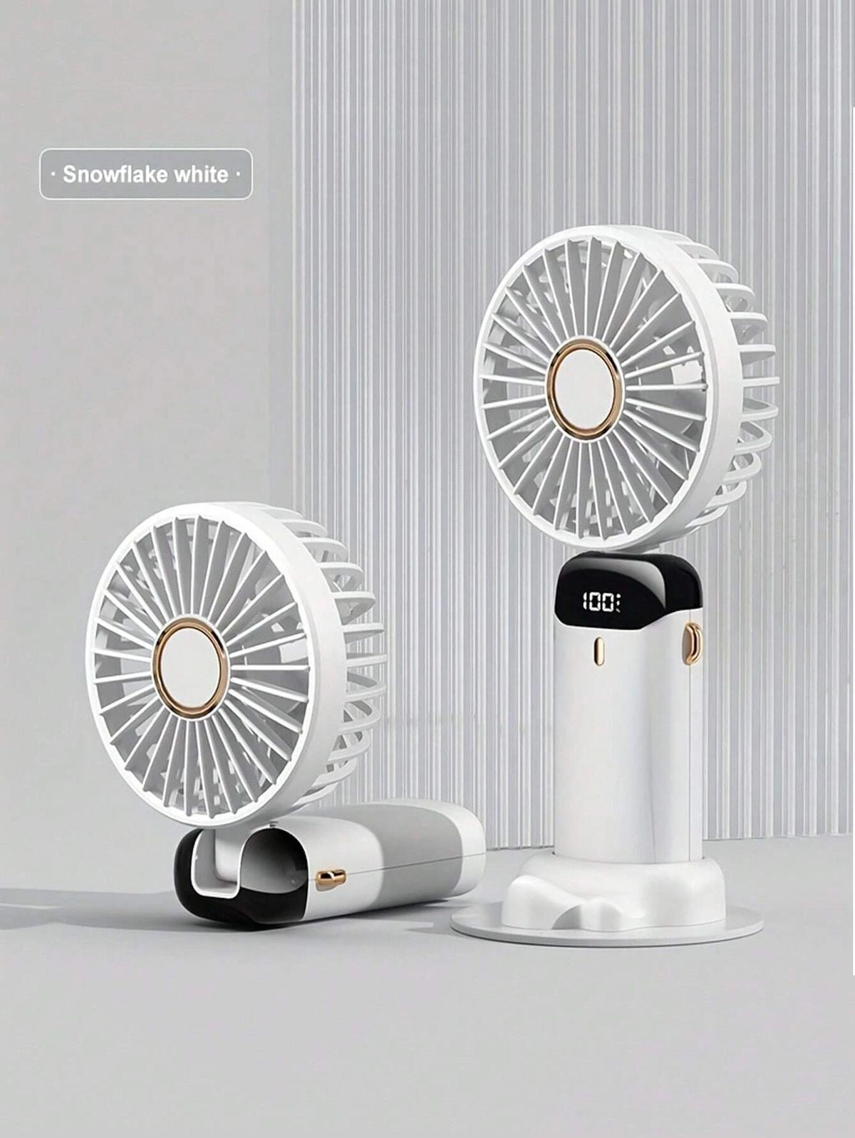 Mini portable hand held Fan with new design inspired by Charging timing