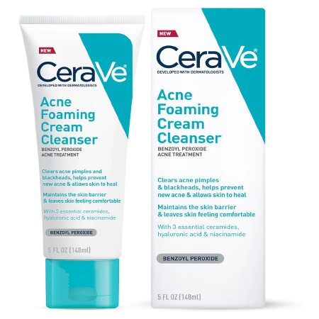 CERAVE ACNE FOAMING CRÈME CLEANER