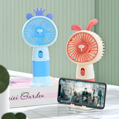 New Mini Cute Portable fan With high Quality Stand and long lasting battery